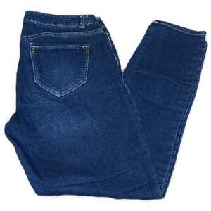 Mac and Me Women's Classic Blue Ankle Stretch Denim Jeans